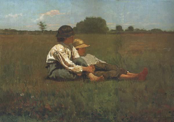 Winslow Homer Boys in a Pasture (mk44) France oil painting art